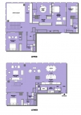 Four Bedroom Duplex Sky Residence<br />
4 Bedrooms<br />
4 Bathrooms<br />
1 Powder Room<br />
Total Area 381sq.m.